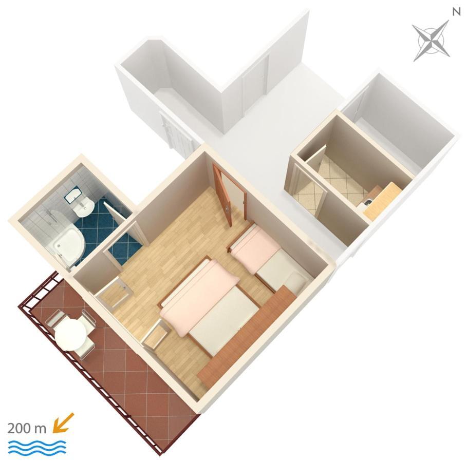 Apartments And Rooms With Parking Space Brela, Makarska - 6895 Εξωτερικό φωτογραφία